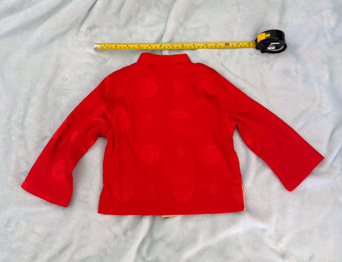 Child's Reversible Chinese Jacket - Yellow/Red - photo 2
