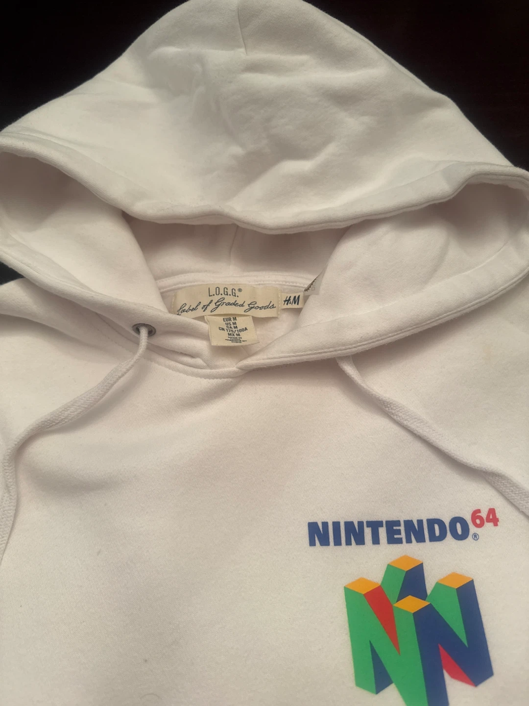 White Nintendo 64 Hoodie