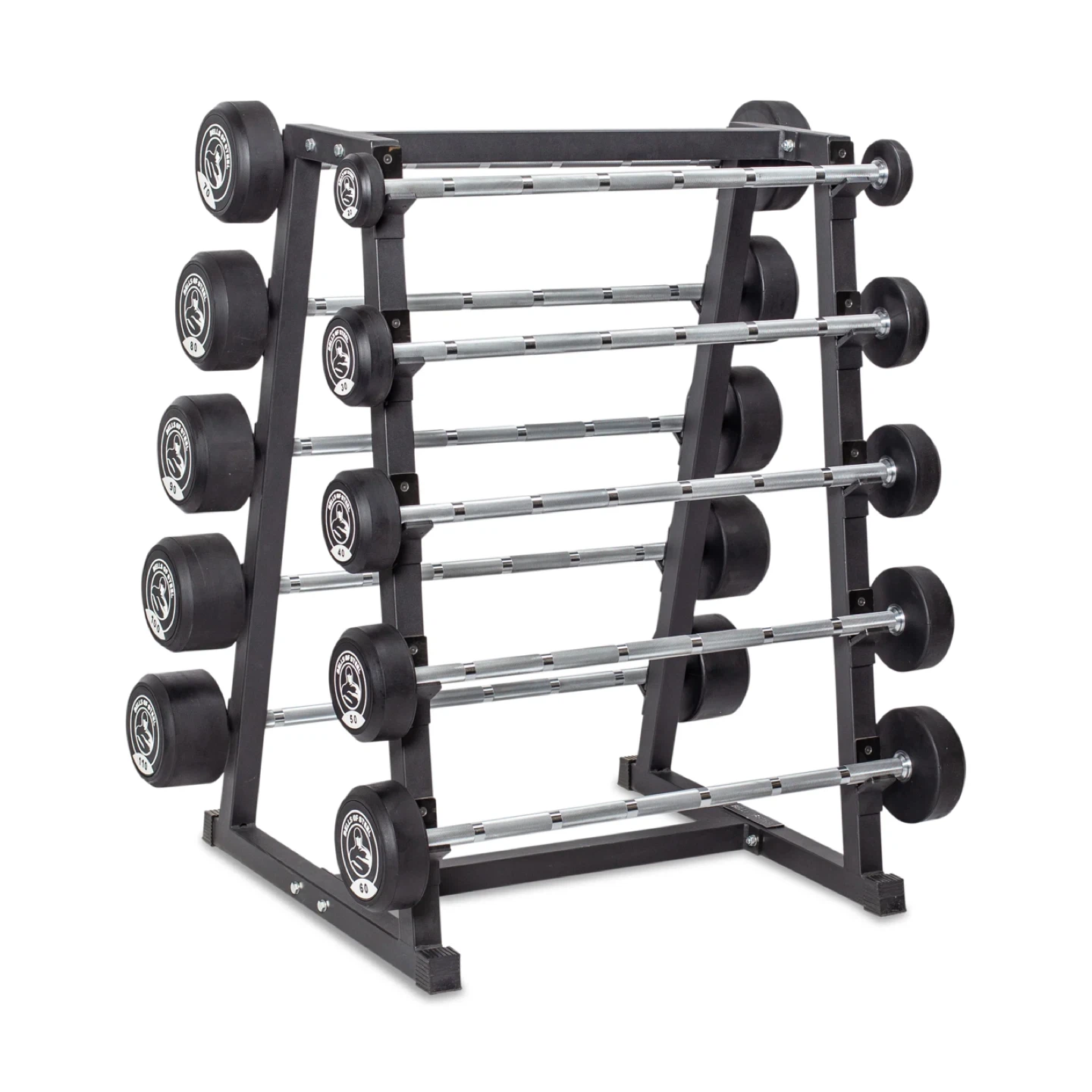 Black 10-Bar Weight Rack
