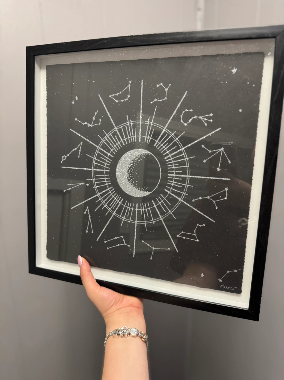 Framed Astronomy Zodiac Art Print - photo 2