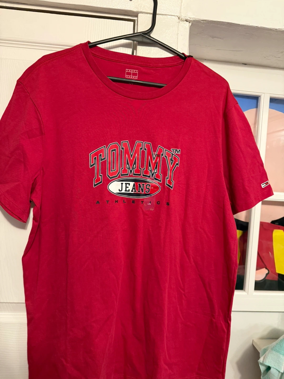 Tommy Jeans Red Athletic T-Shirt Size L, M - photo 2