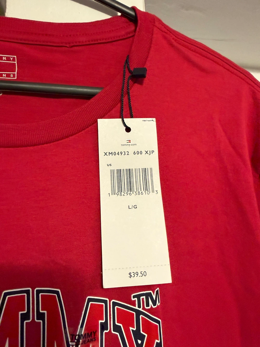 Tommy Jeans Red Athletic T-Shirt Size L, M - photo 3