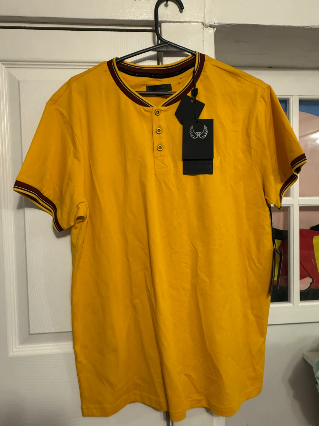 Nick Danger Yellow Henley Shirt