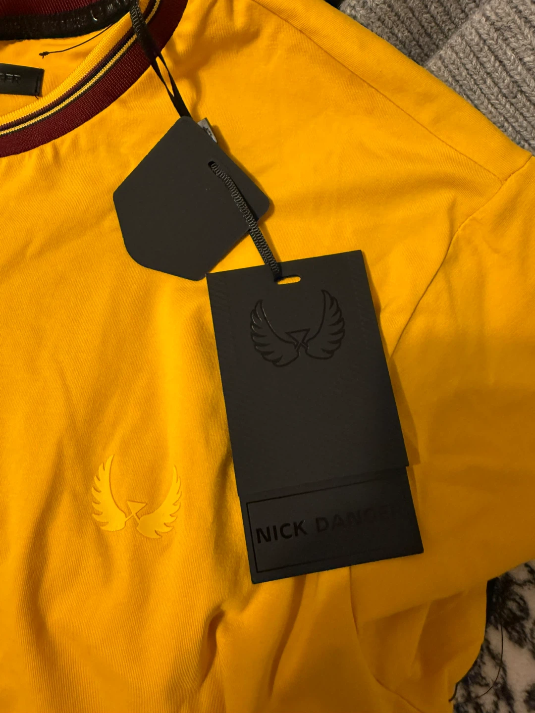 Nick Danger Yellow Henley Shirt - photo 2