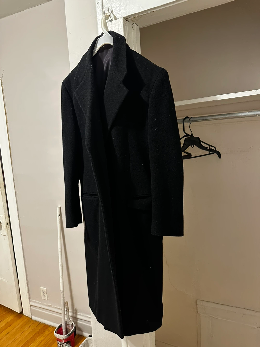 London Fog Black Overcoat