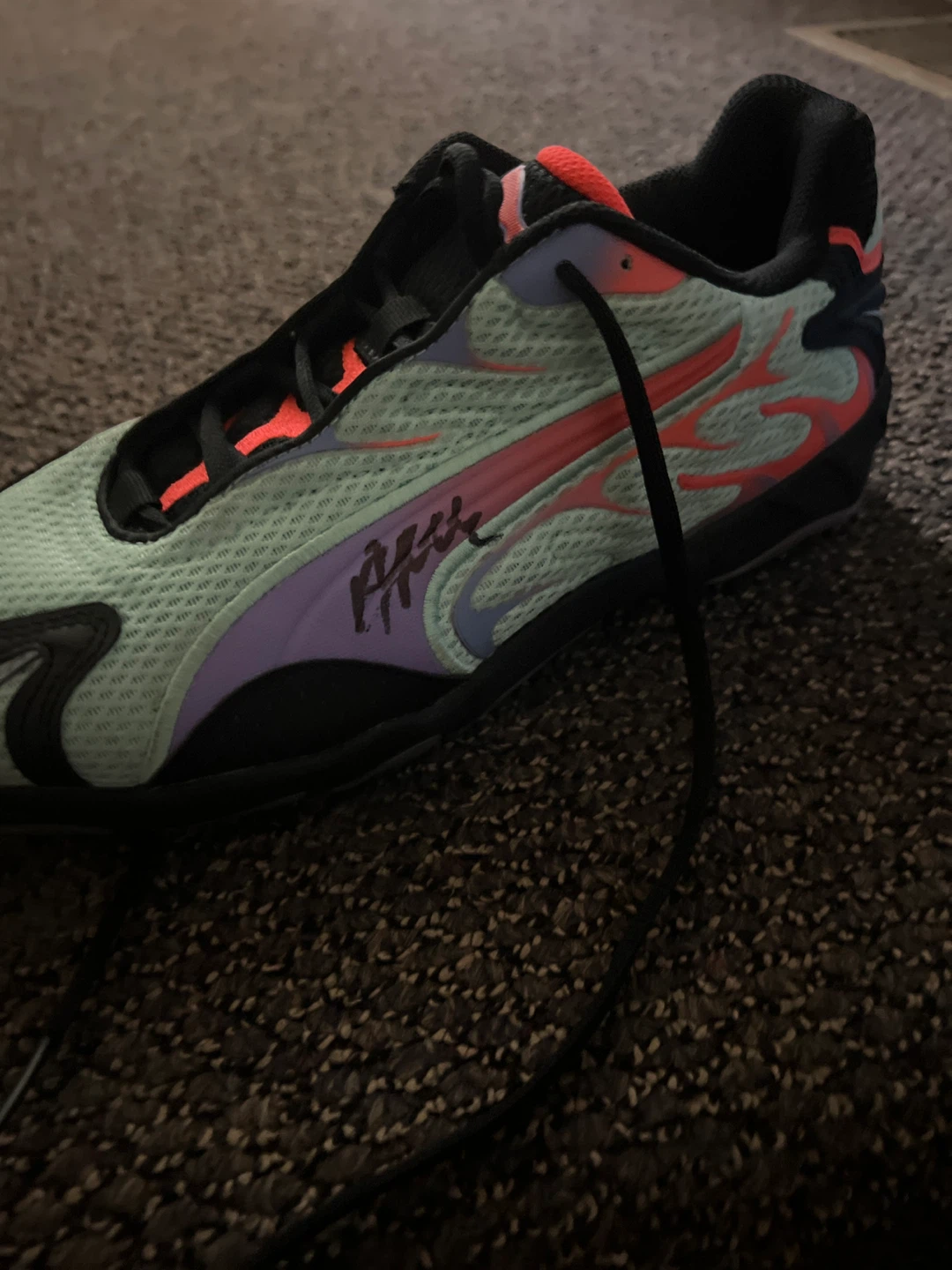 NBA PLAYER ANDREW NEMBHARD SINGED SHOES