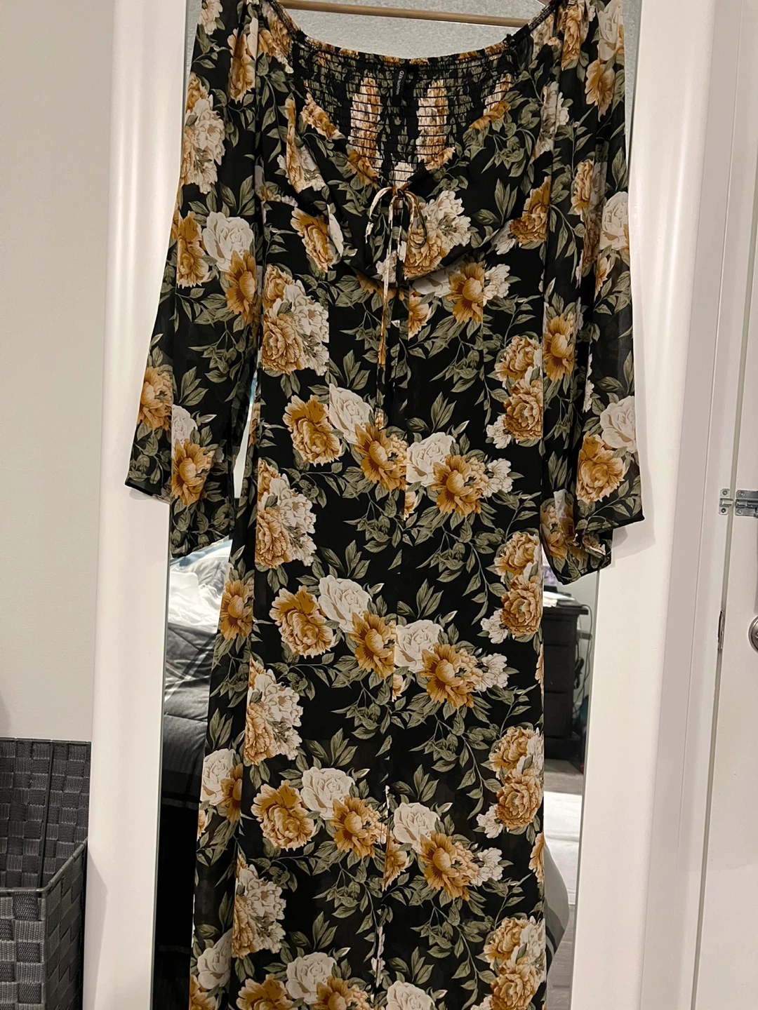 Glock Collection Floral Off-the-Shoulder Dress - photo 2
