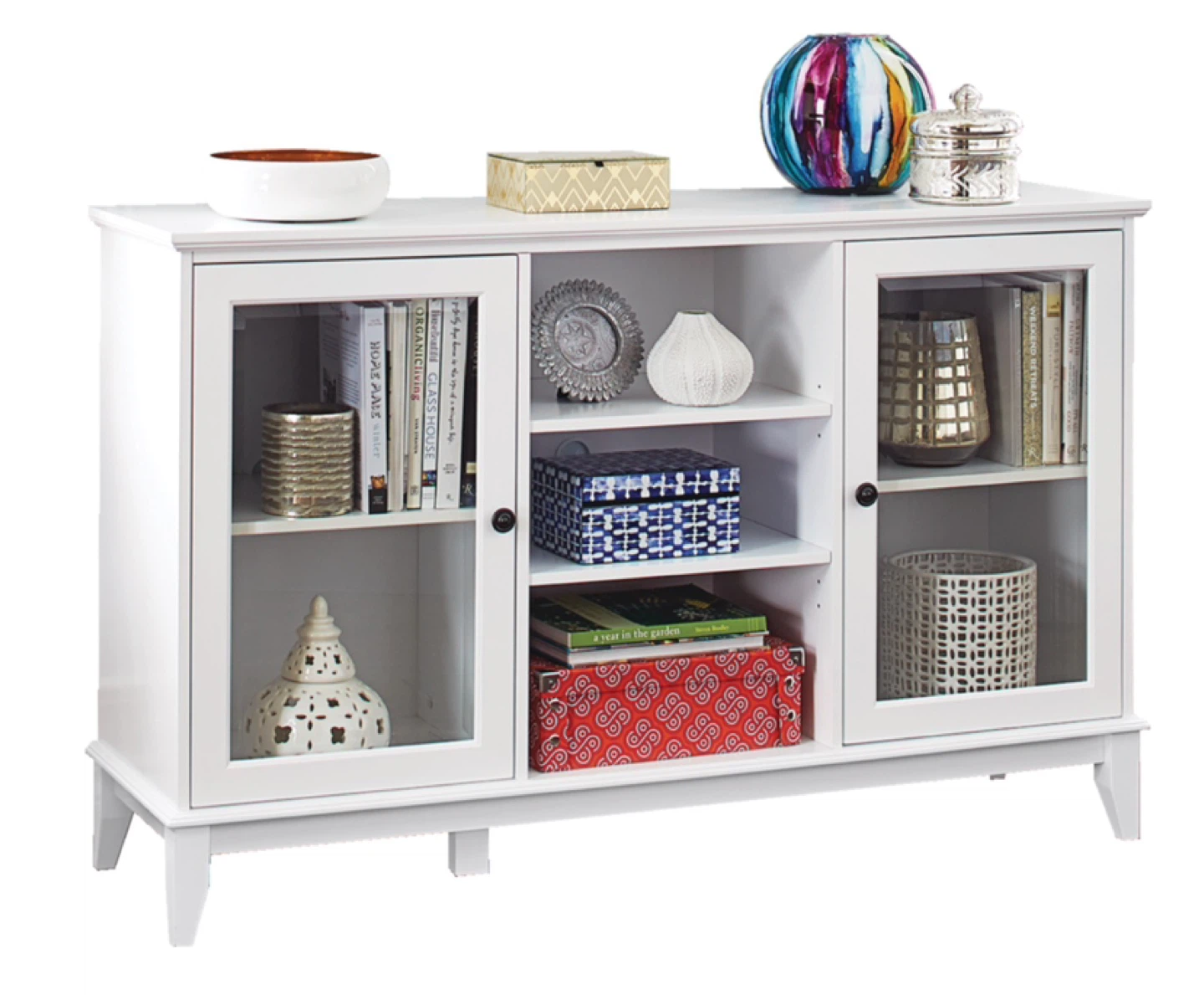 White CANVAS Evelyn Credenza / TV Stand (Holds up to 60”) - photo 4