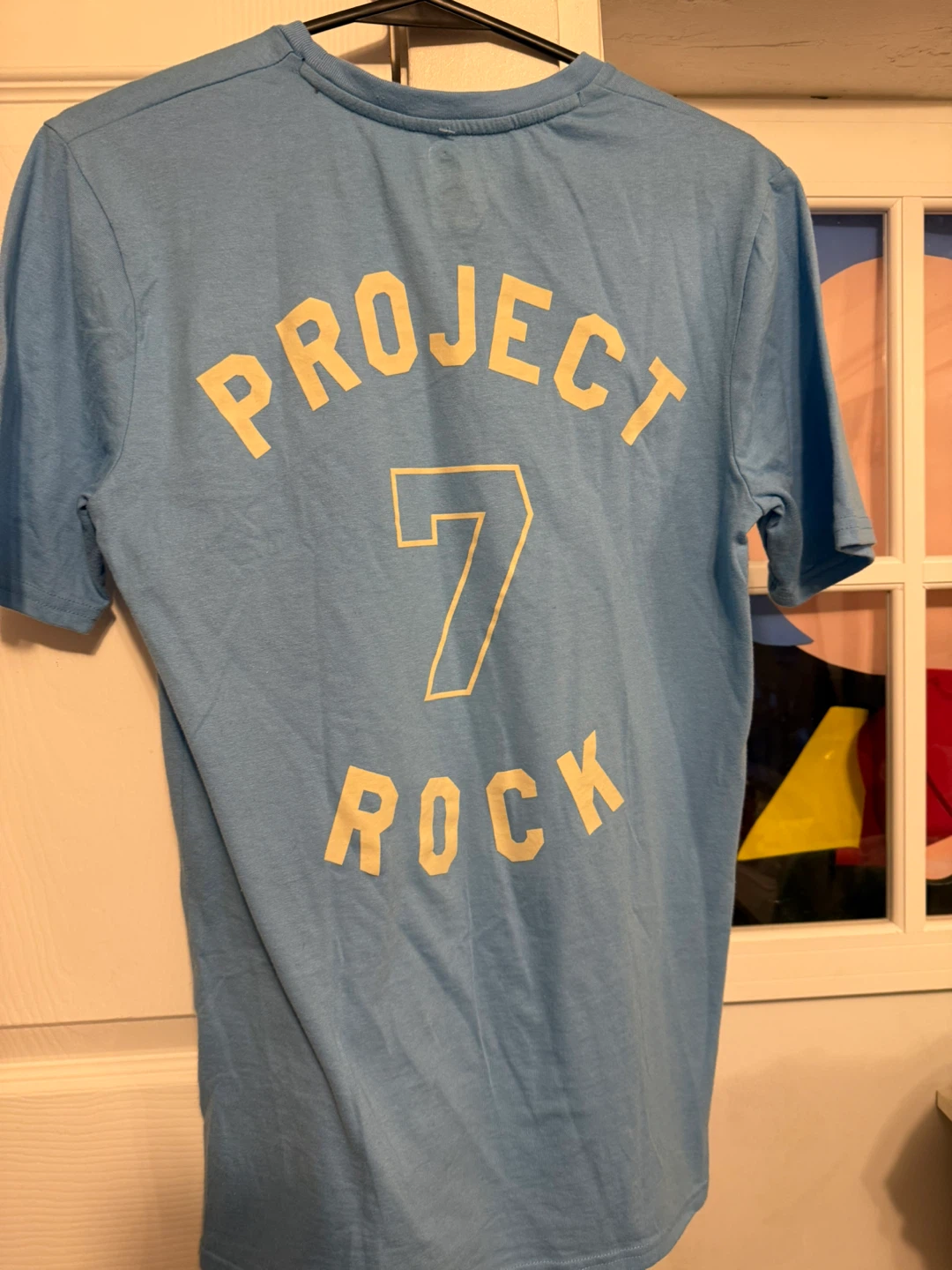 Under Armour Project Rock T-Shirt XS/TP/ECH Light Blue - photo 3