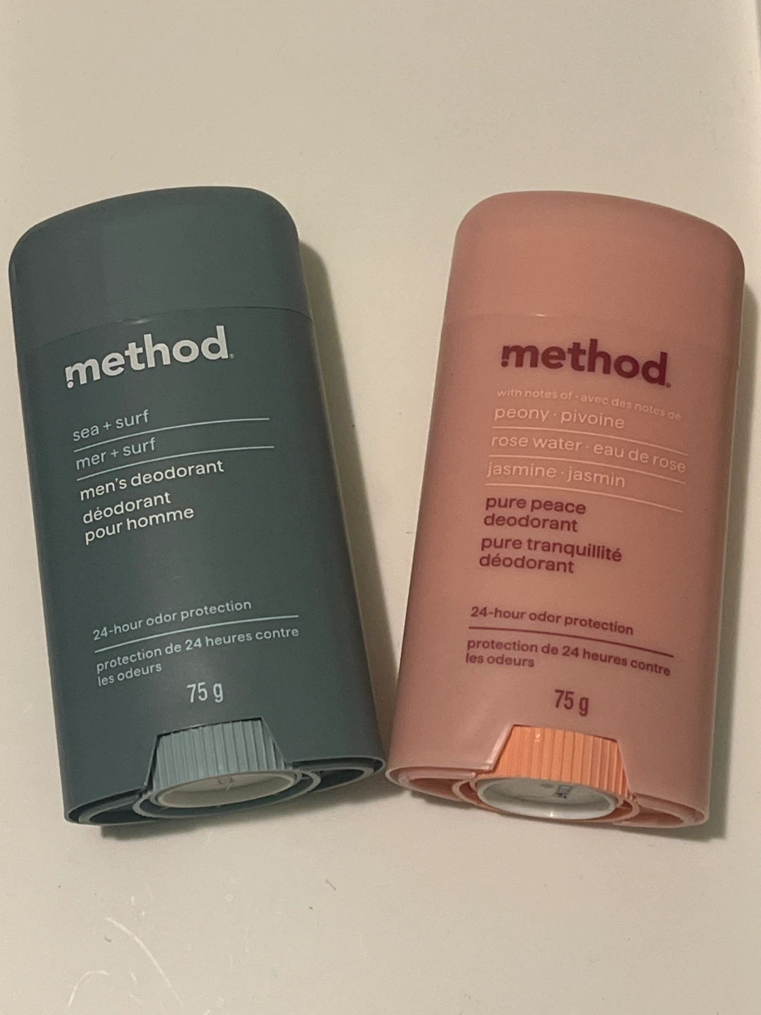 Method Deodorant - Sea + Surf and Pure Peace (bundle)