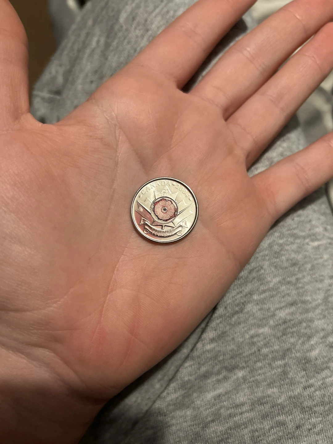 Canada 25 Cents Remembrance Day Coin