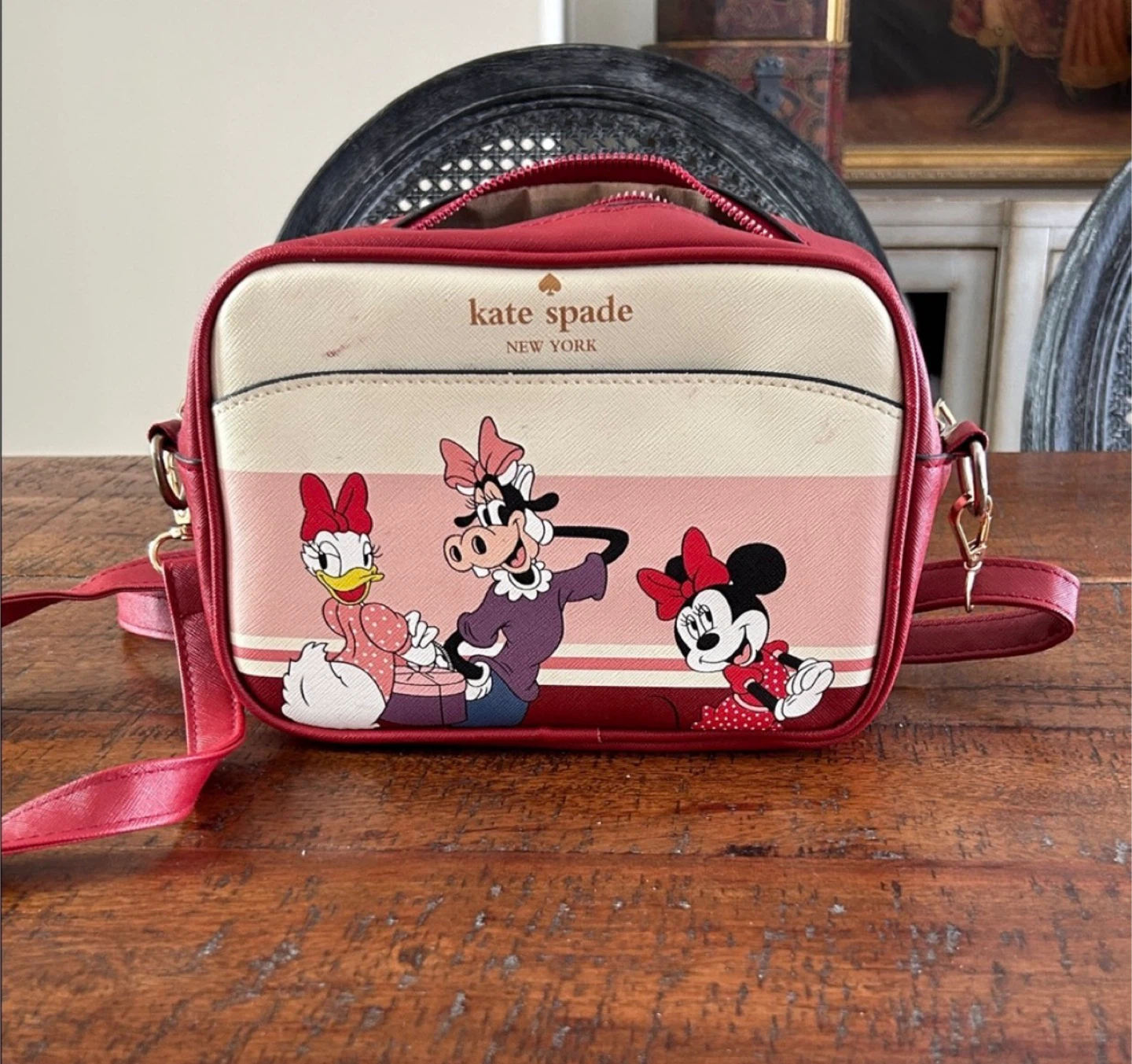 Kate Spade Disney Minnie Mouse Daisy Duck Goofy Crossbody Bag