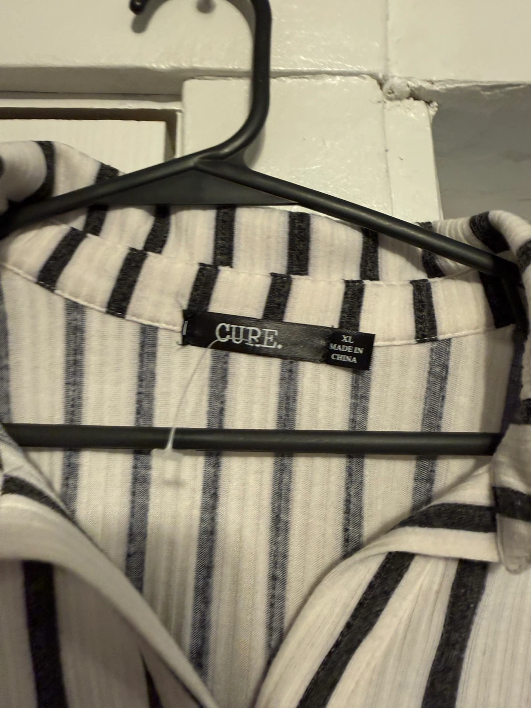 CURE. Striped Button-Up Shirt XL - photo 2