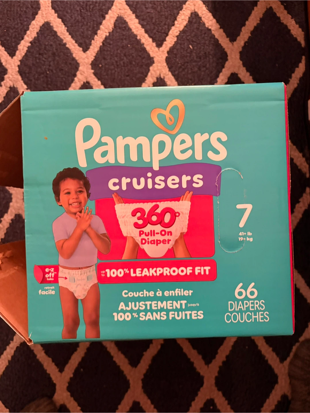 Pampers Cruisers Size 7 Pull-On Diapers