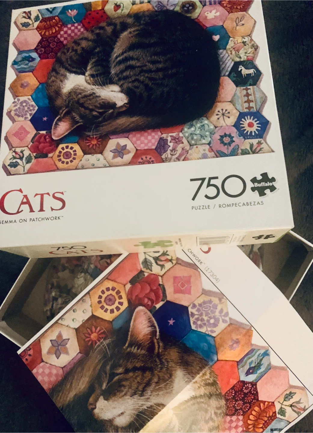 Buffalo Games Cats Gemma on Patchwork 750 Piece Jigsaw Puzzle - photo 2