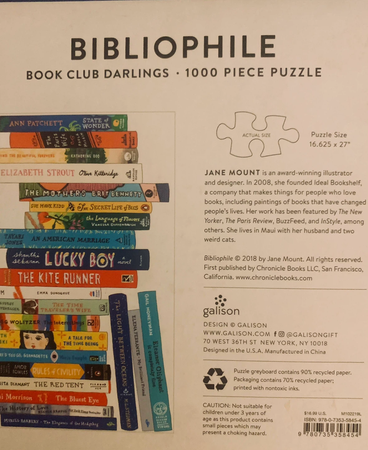 Bibliophile Book Club Darlings Jigsaw Puzzle by Jane Mount - photo 2
