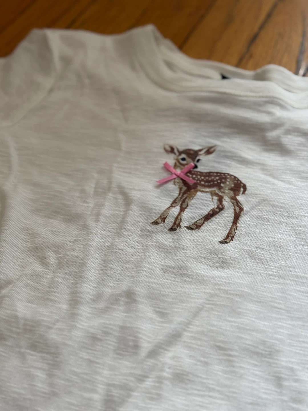 Wild Fable White Deer Graphic T-Shirt Size S - photo 3
