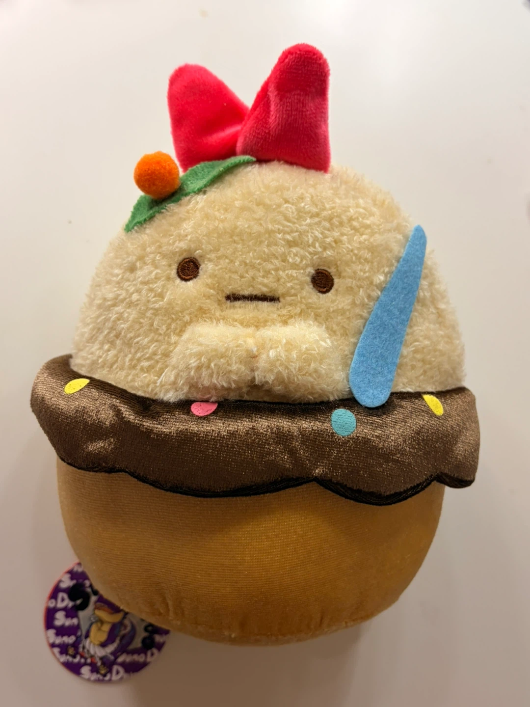 100% New Sumikko Gurashi Cupcake Plush-19cm