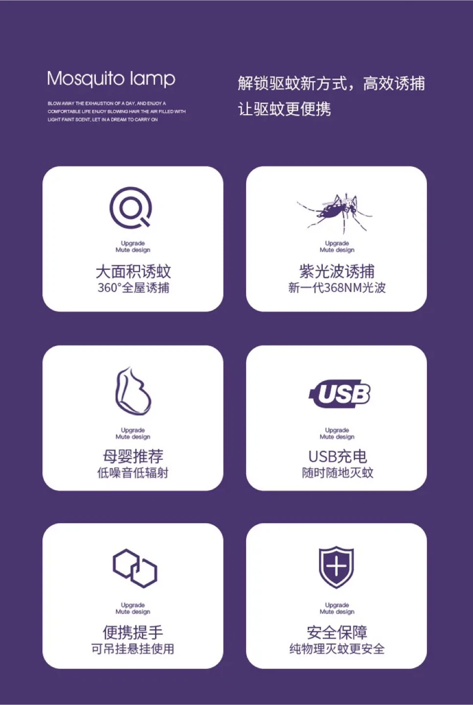 Portable USB Mosquito Lamp - photo 4