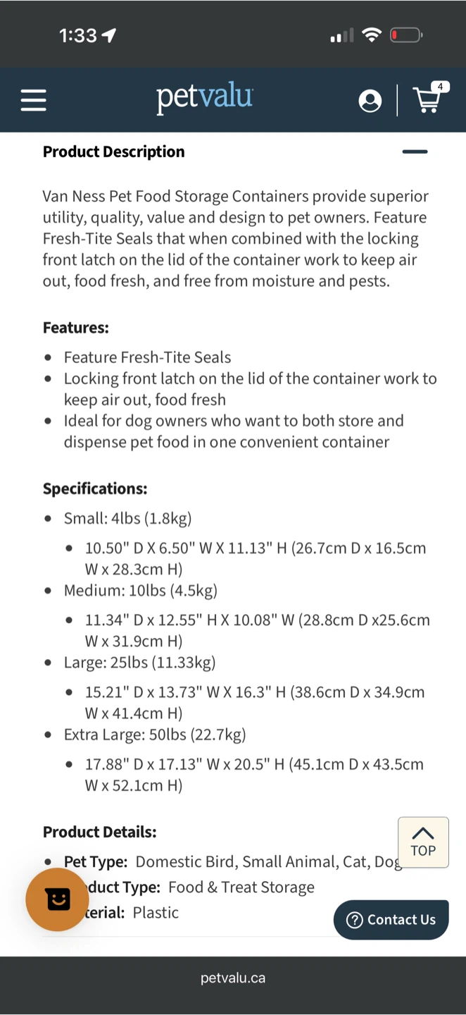 Pet Food Storage Container - photo 2