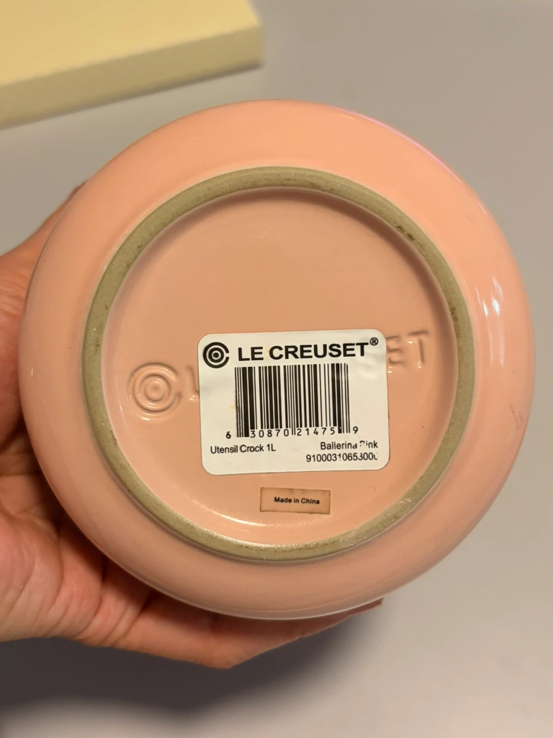 Le Creuset Utensil Crock 1L Ballerine Pink - photo 2