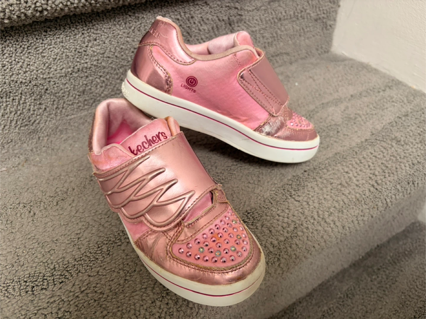 Pink Skechers Twinkle Toes Light-Up Sneakers - photo 5