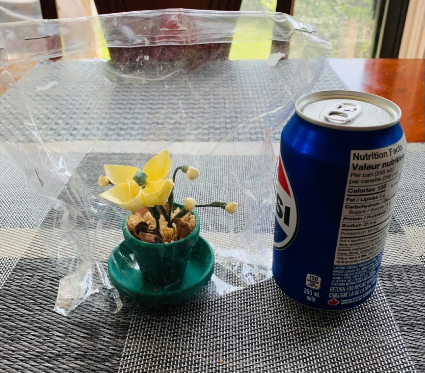 NEW handcrafted flower plant artificial decor (room freshener) - photo 3
