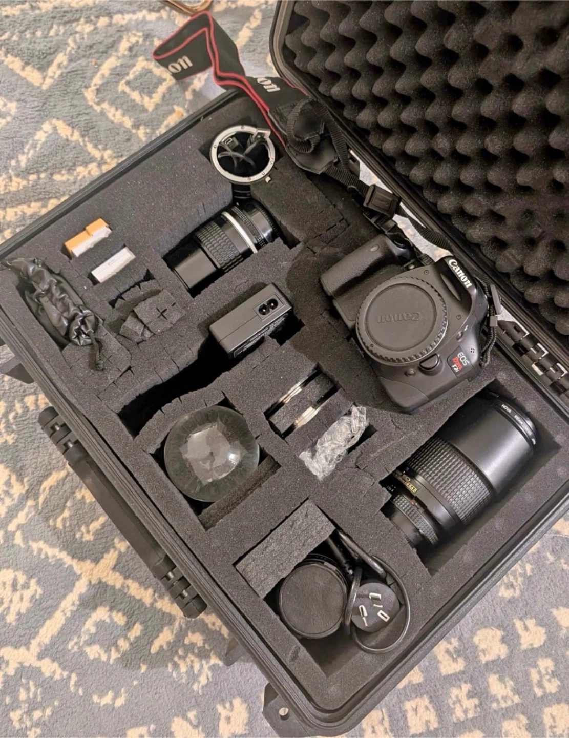 Canon EOS Rebel T5 DSLR Camera with Nikon & Hoya Lenses - photo 2
