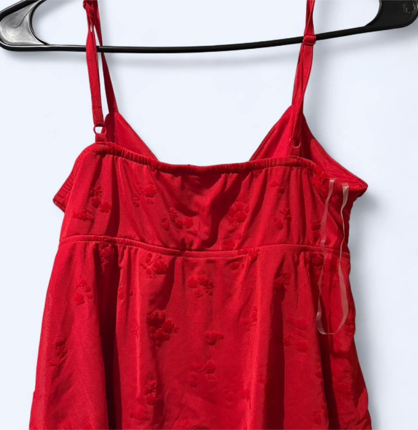 Red Lace Babydoll Top - photo 2