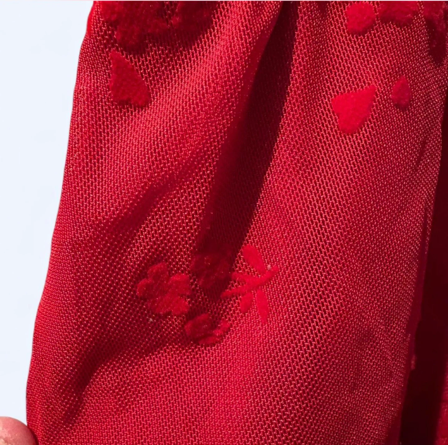 Red Lace Babydoll Top - photo 3