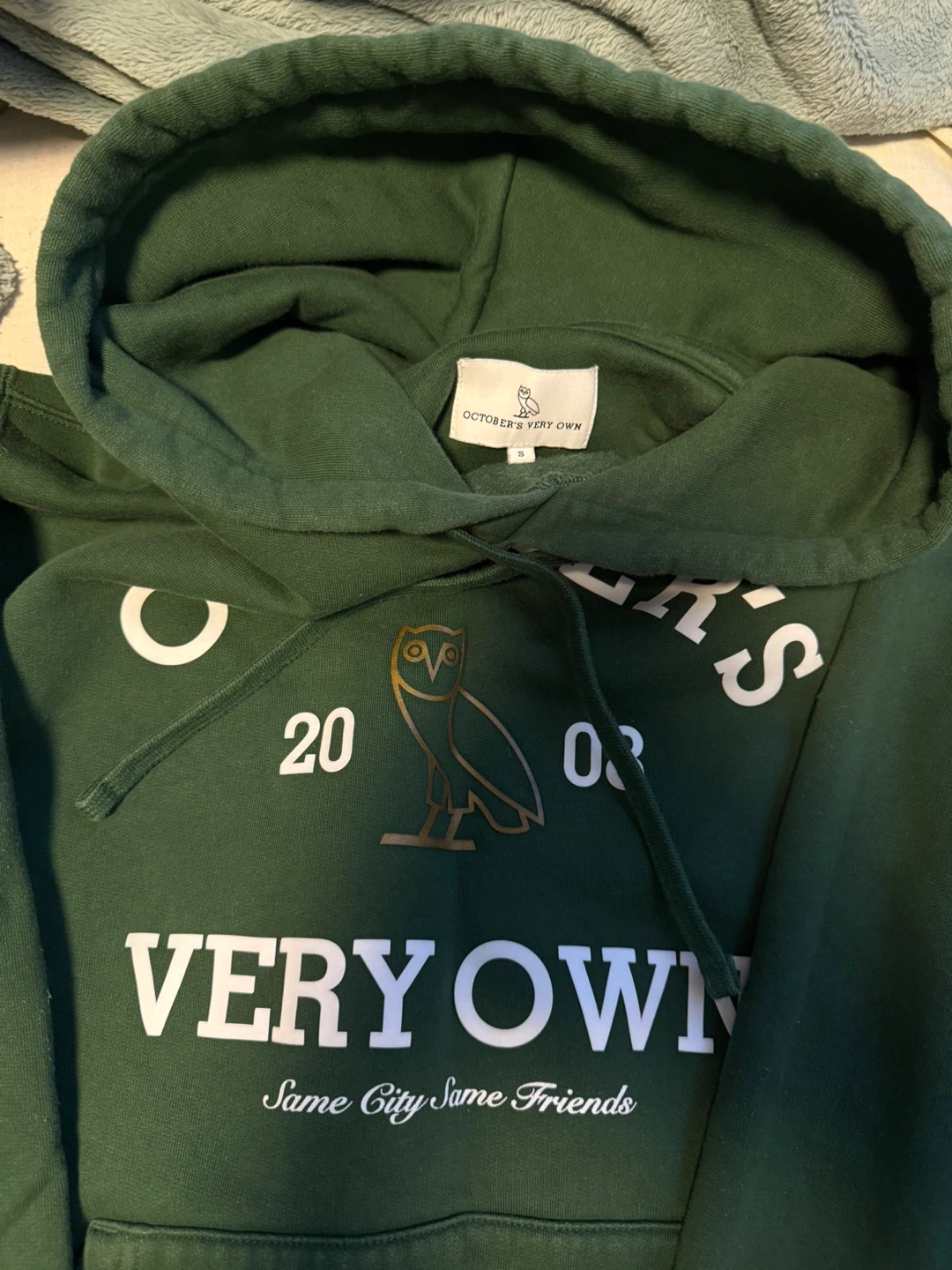 OVO October's Very Own Owl Logo Hoodie - Green