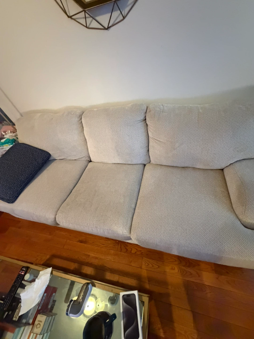 Light Beige Sectional Sofa - photo 3