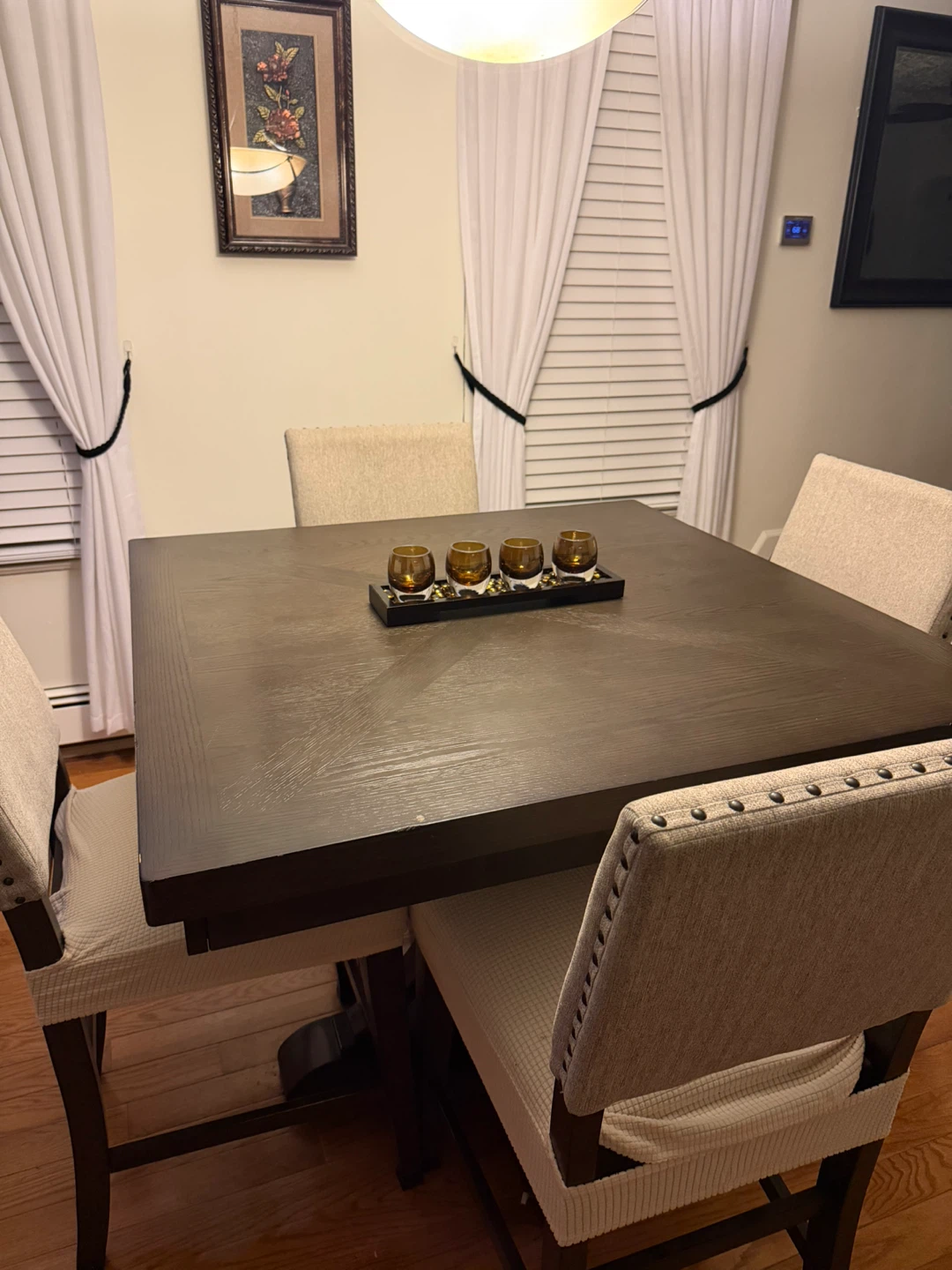 Square Dining Table and Chairs Set - photo 2