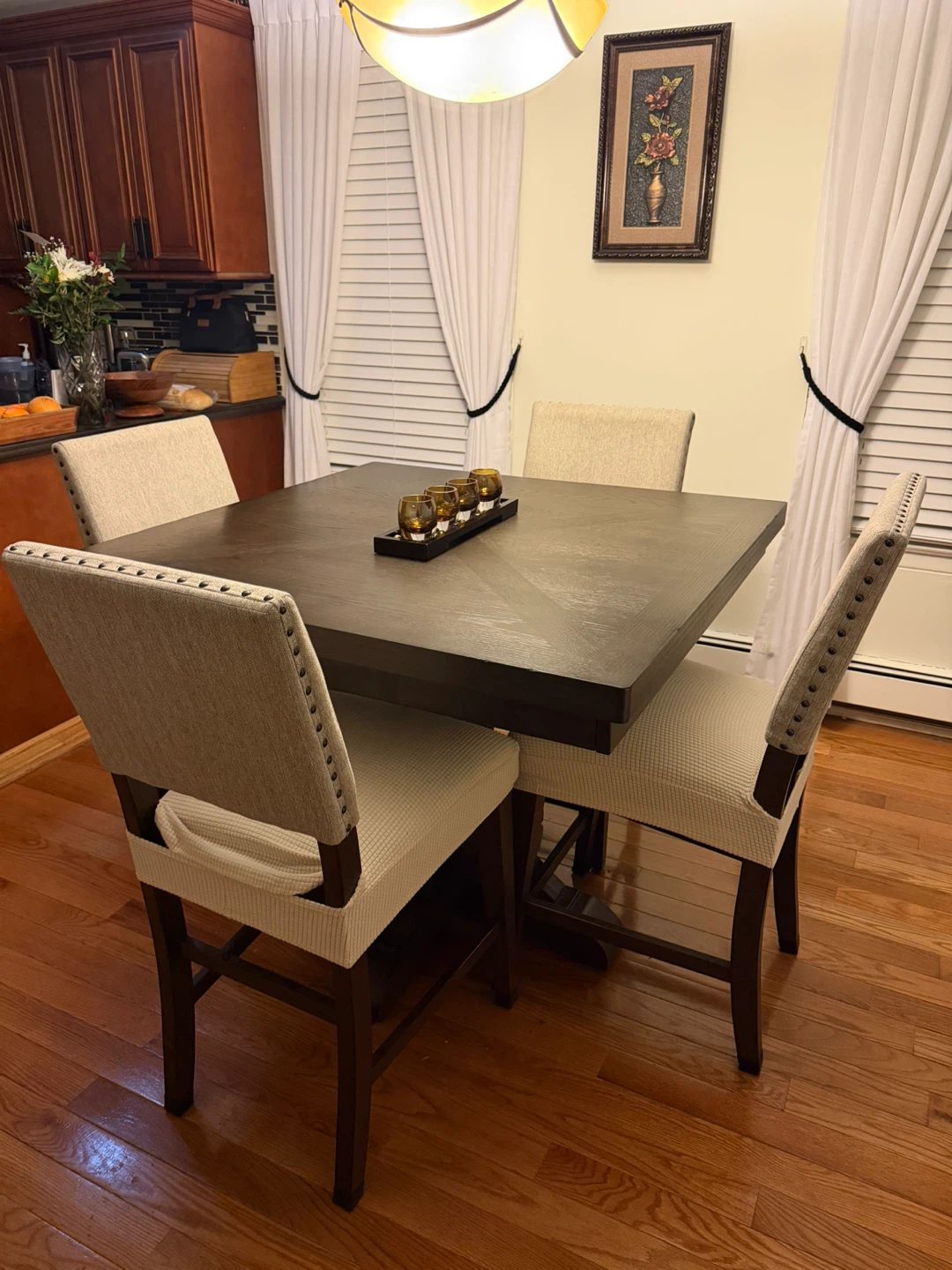 Square Dining Table and Chairs Set - photo 3