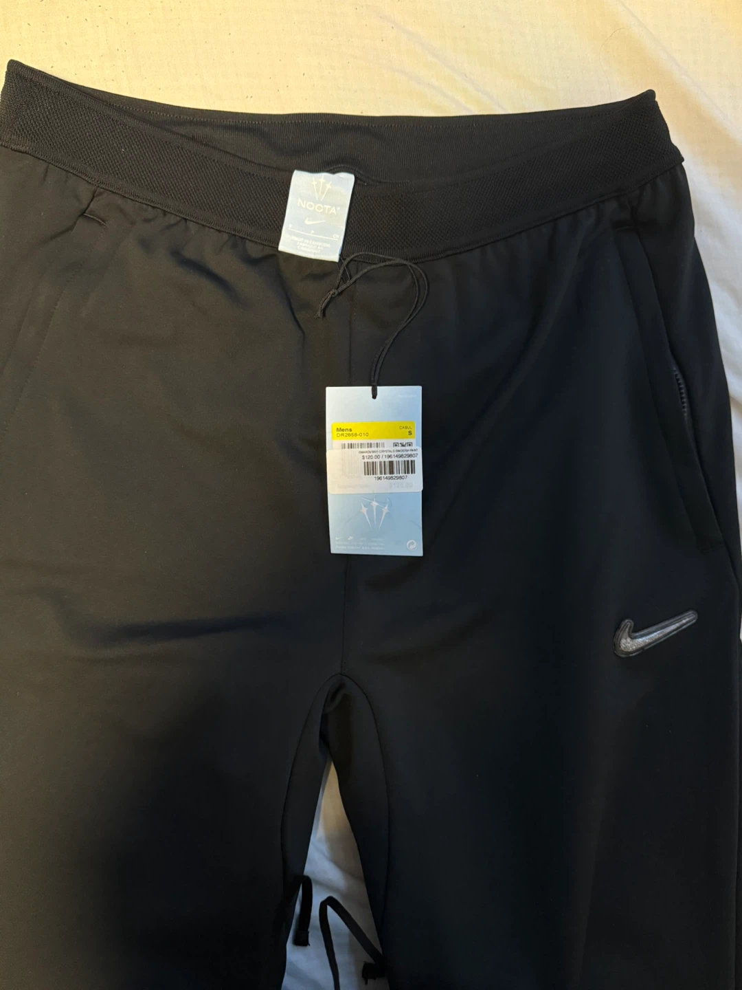 Nike x NOCTA Swarovski Crystals Swoosh Pants Black Size S - photo 2