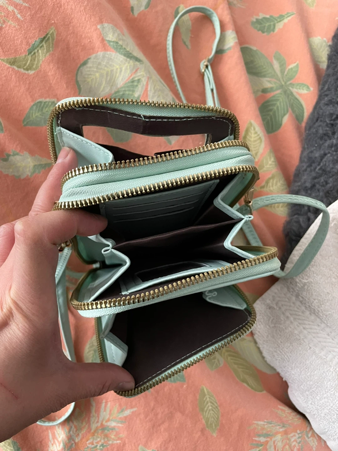 Light Blue Forever Young Phone Crossbody Bag - photo 3
