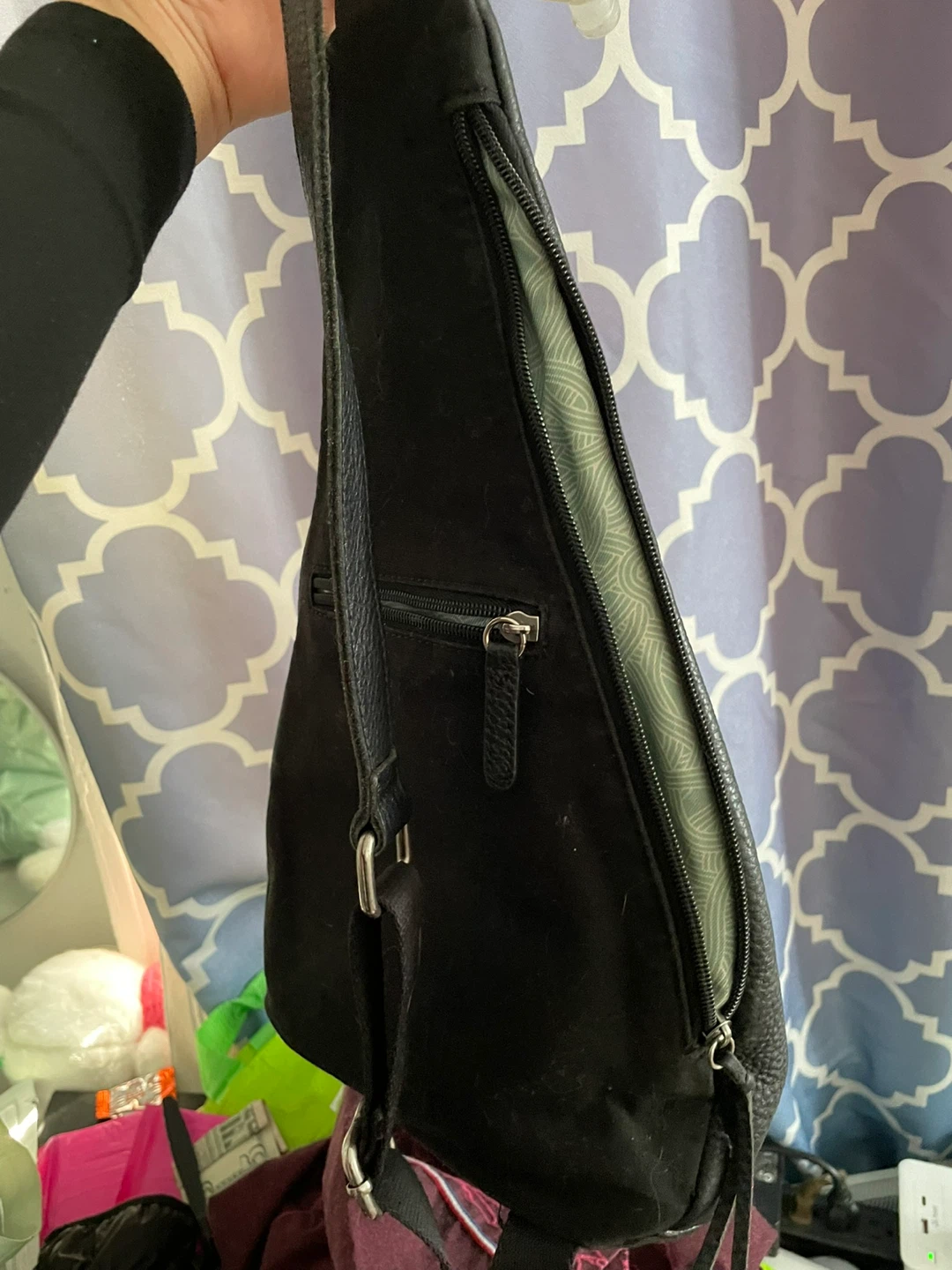 The Sak Black Leather Sling Backpack - photo 3