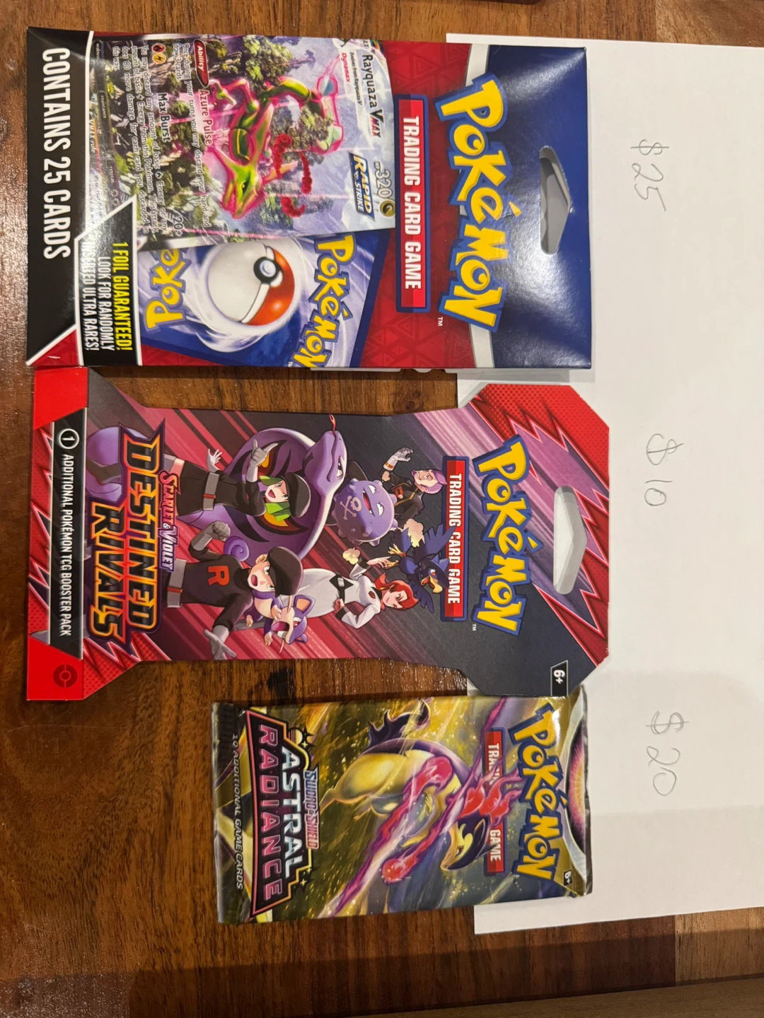 Pokémon Trading Card Game Booster Packs