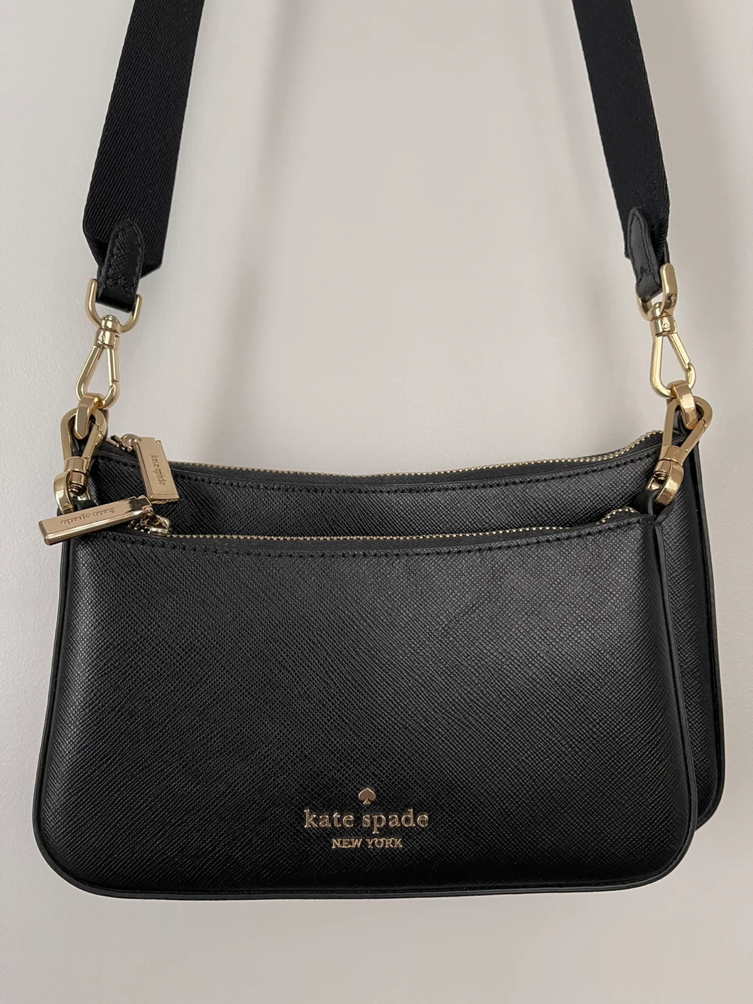 Kate Spade Black Leather Crossbody Bag