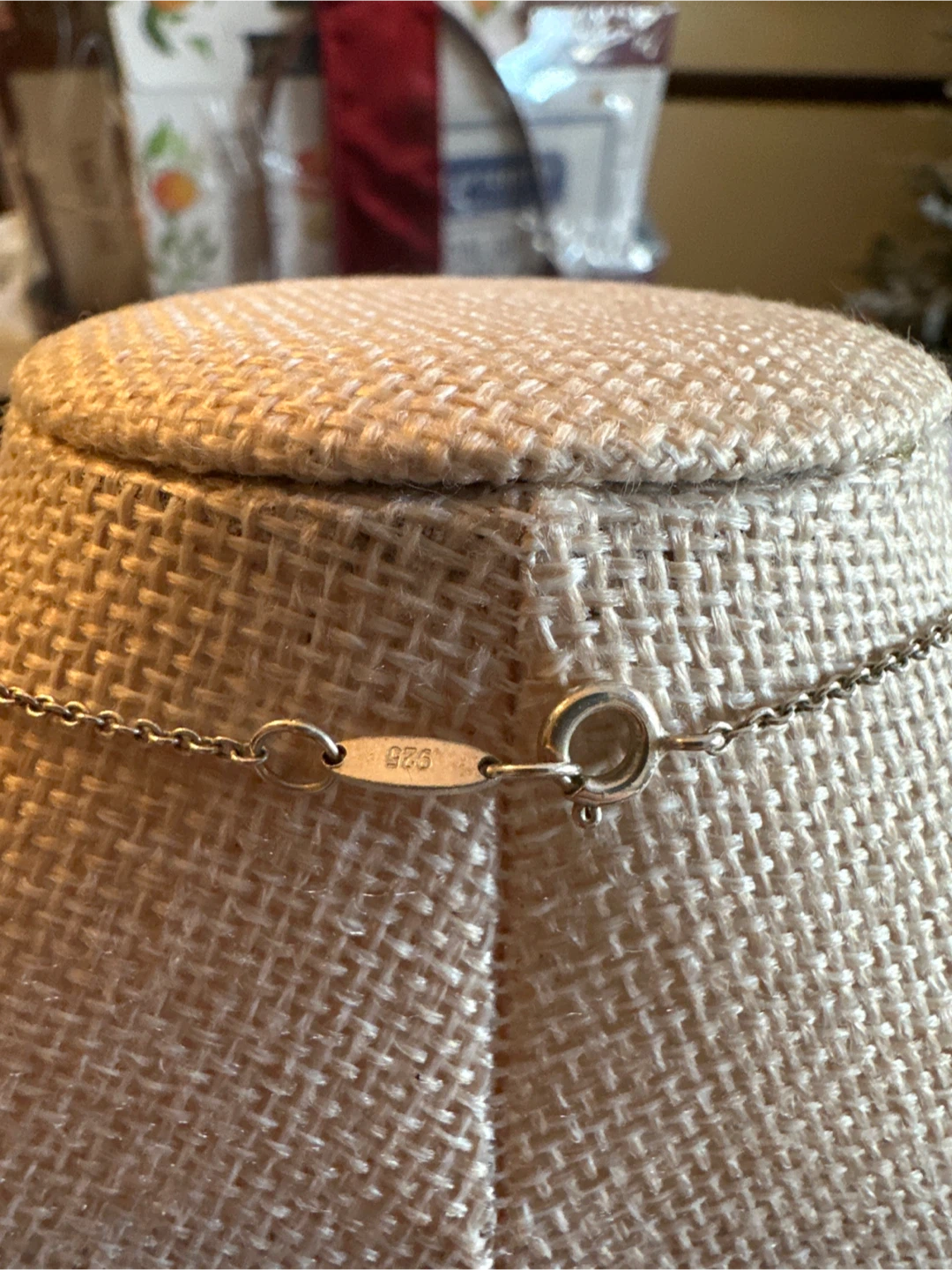 Sterling Silver Circle Pendant Necklace - photo 3