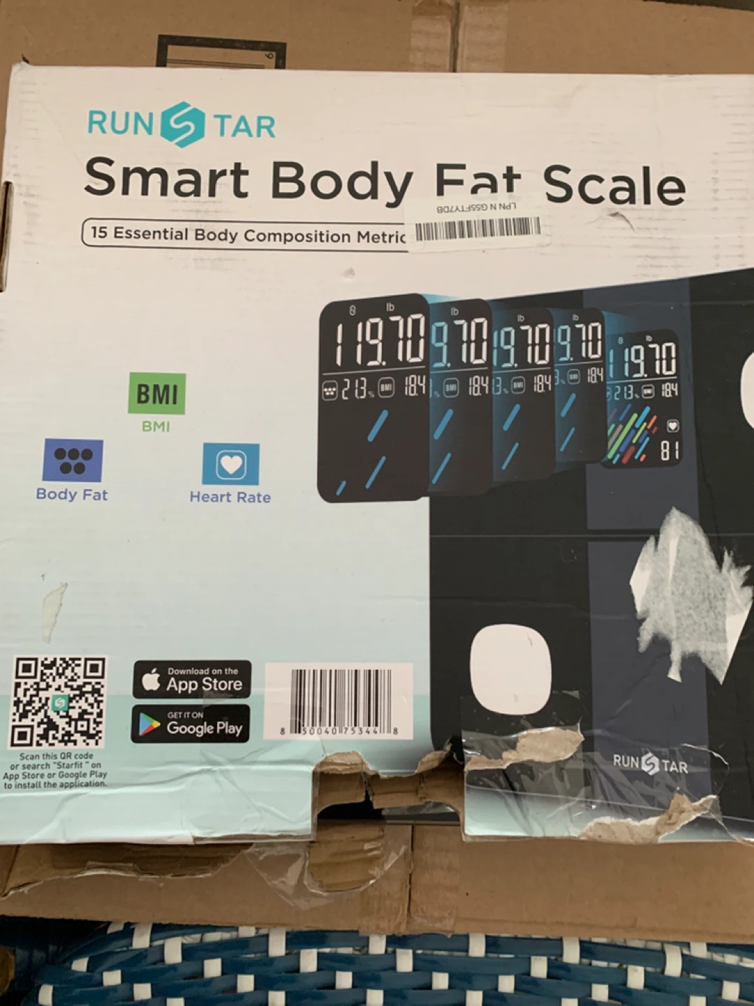 New RUN STAR Smart Body Fat Scale