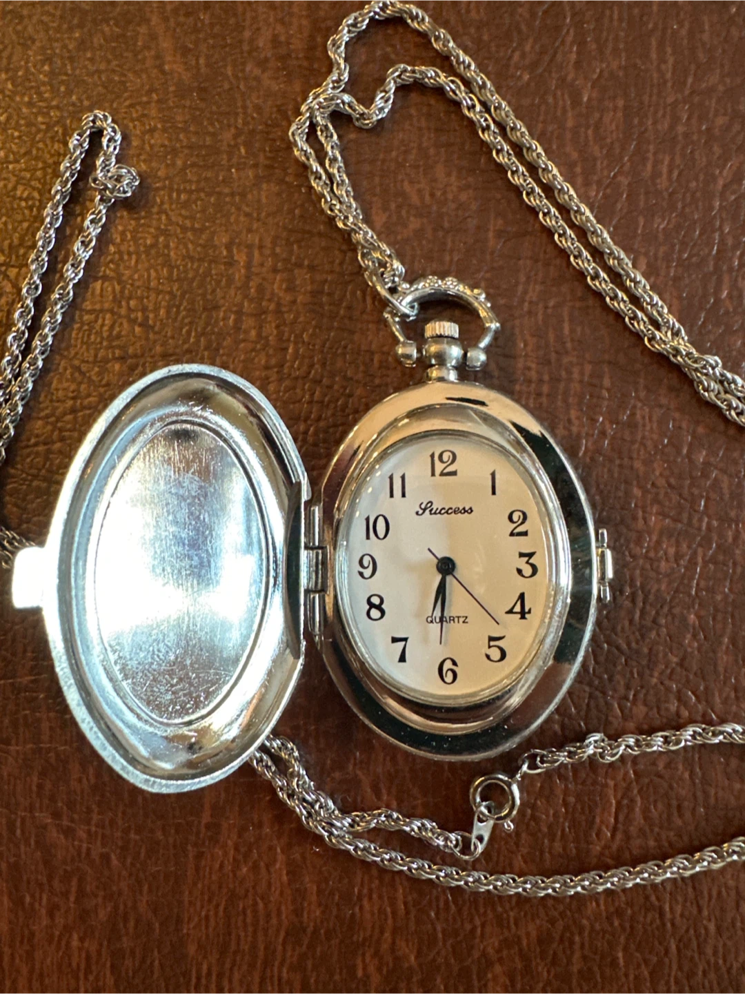 Success Quartz Pocket Watch Necklace