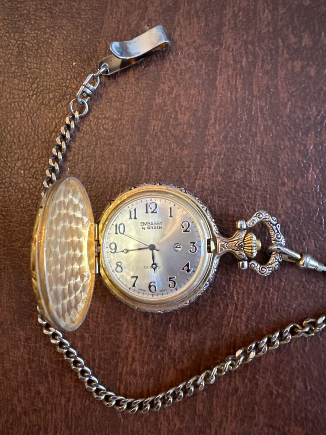 Embassy by Gruen Pocket Watch with Chain - photo 2