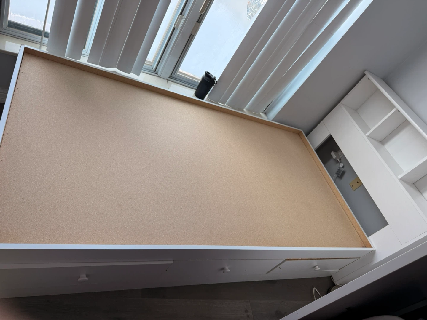 Need to go by today bed  Headboard with Storage Shelves