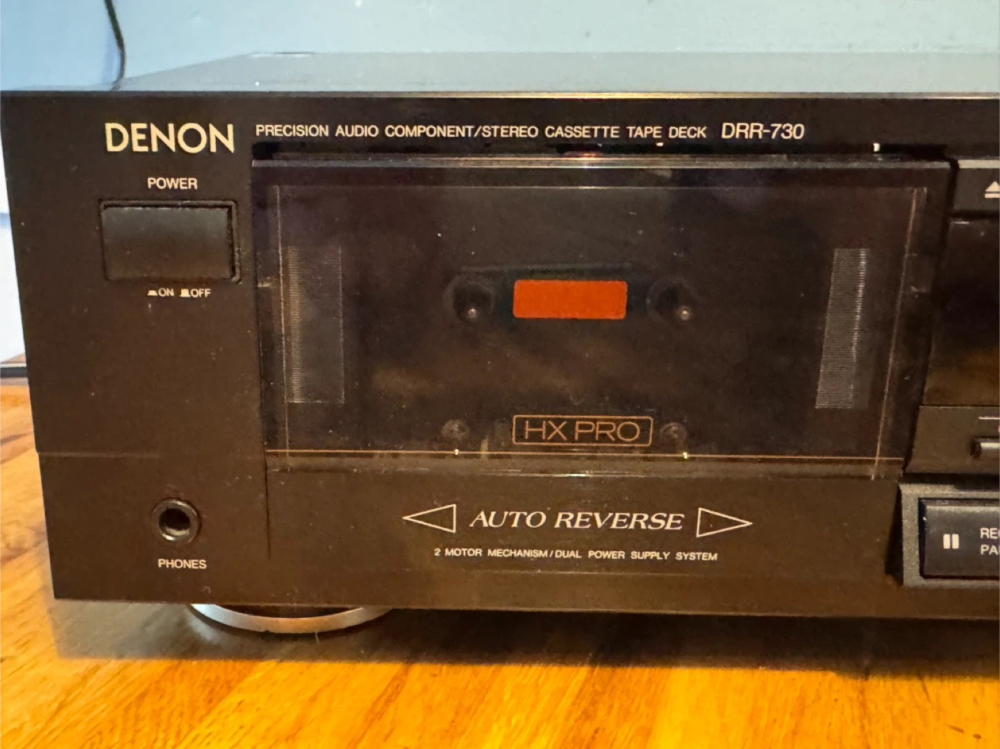 Denon DRR-730 Stereo Cassette Tape Deck - photo 3
