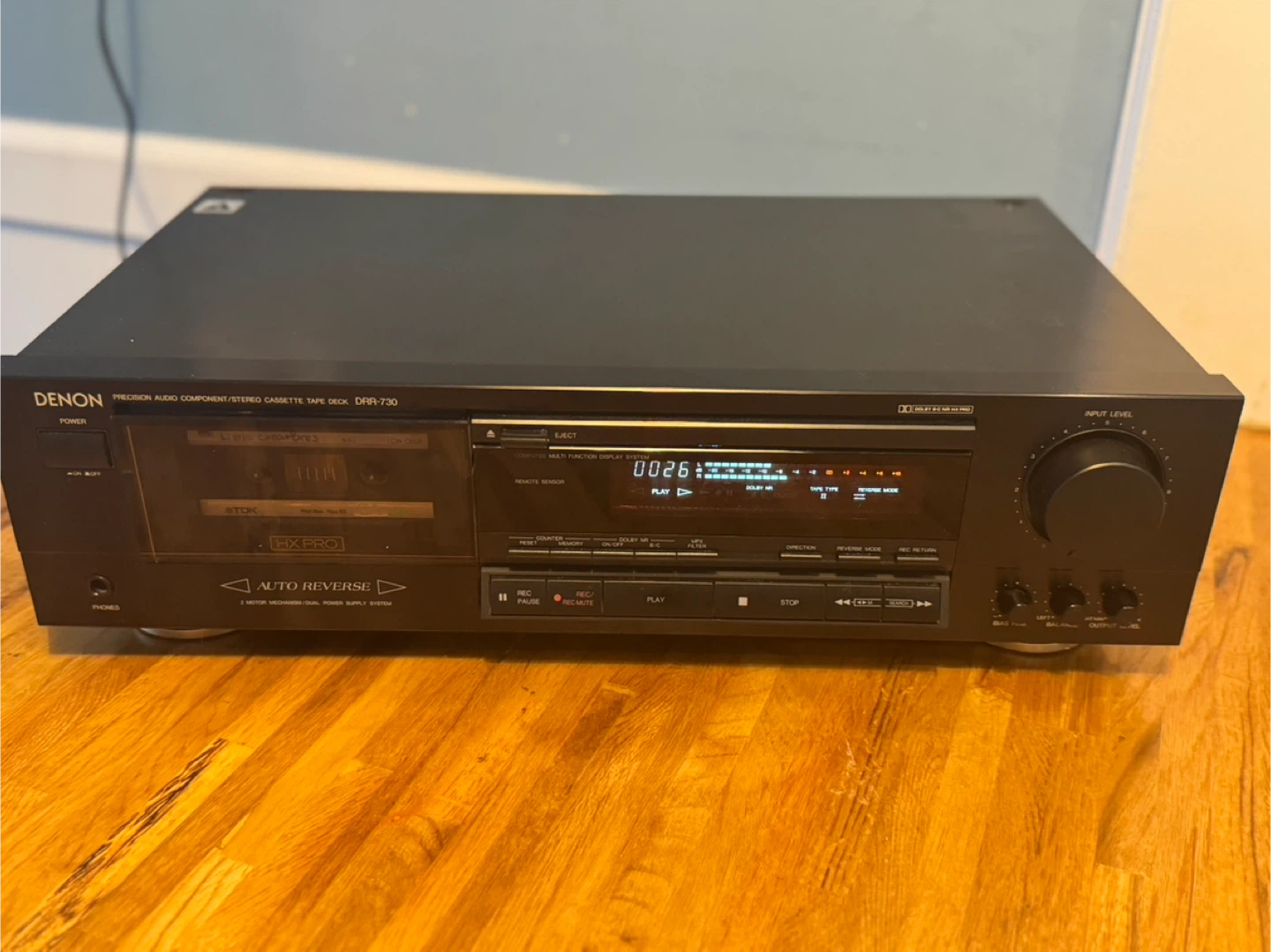 Denon DRR-730 Stereo Cassette Tape Deck