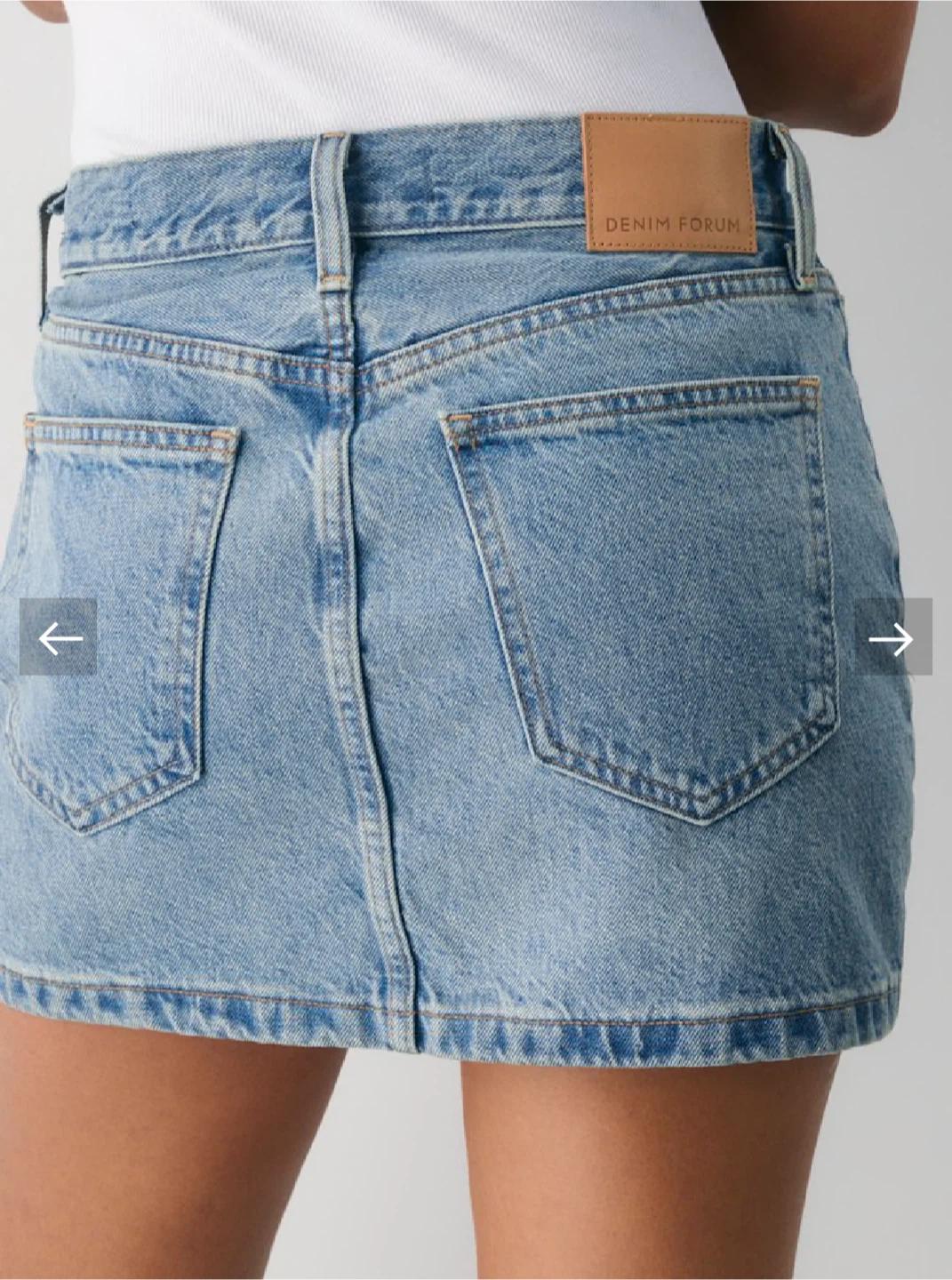 DENIM FORUM Denim Mini Skirt - photo 4
