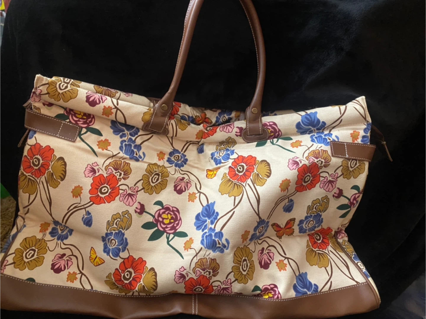 Floral Weekender Bag