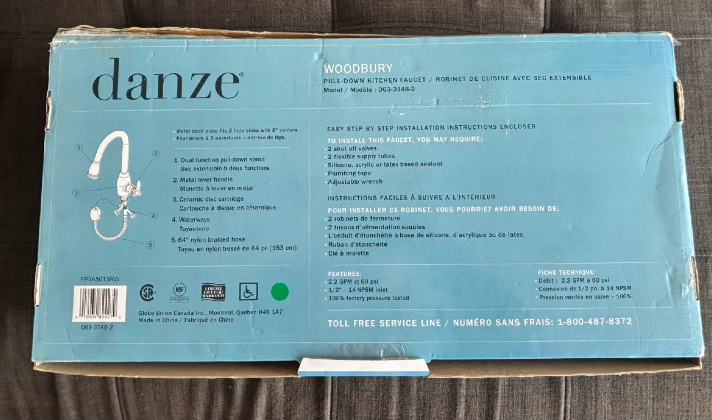 STILL IN BOX! Brand new. Danze Woodbury Pull-Down Kitchen Faucet - photo 3