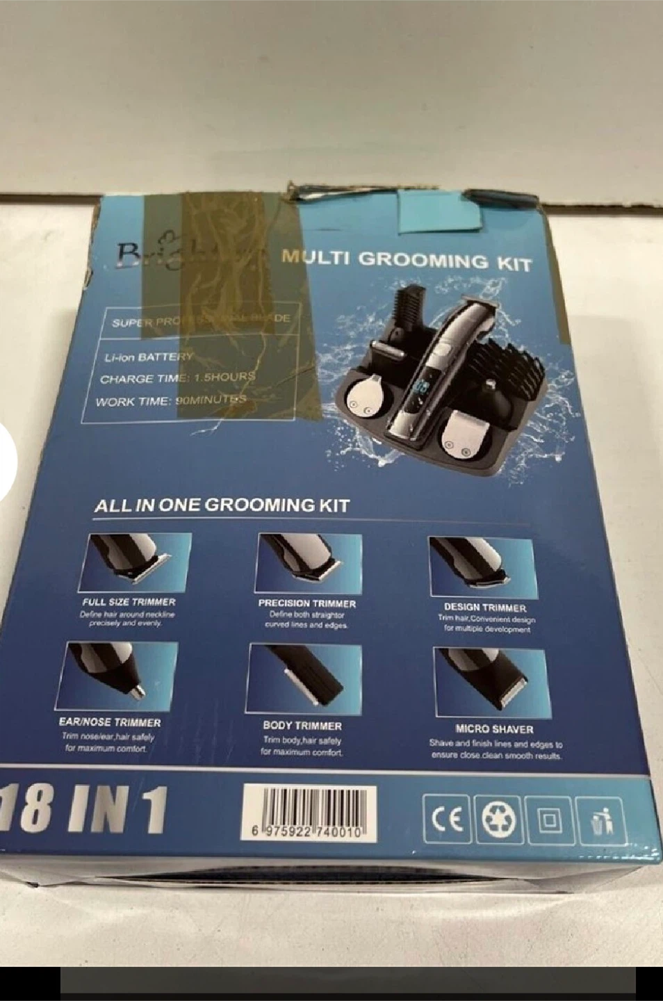 Brightup 18-in-1 Rechargeable Multi Grooming Kit - photo 2